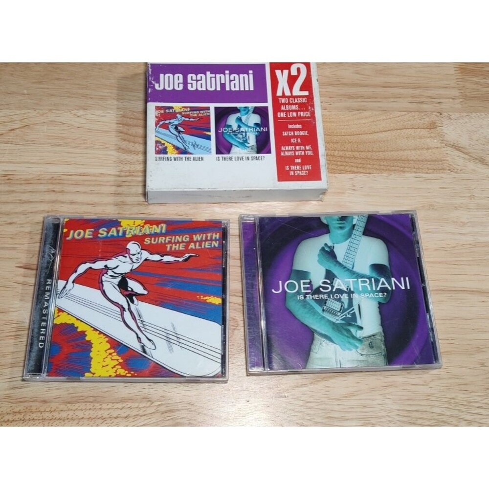 Joe Satriani X2 Surfing With The Alien / Is There Love In Space? CD 2008 Sony